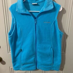 Columbia Blue Fleece Vest